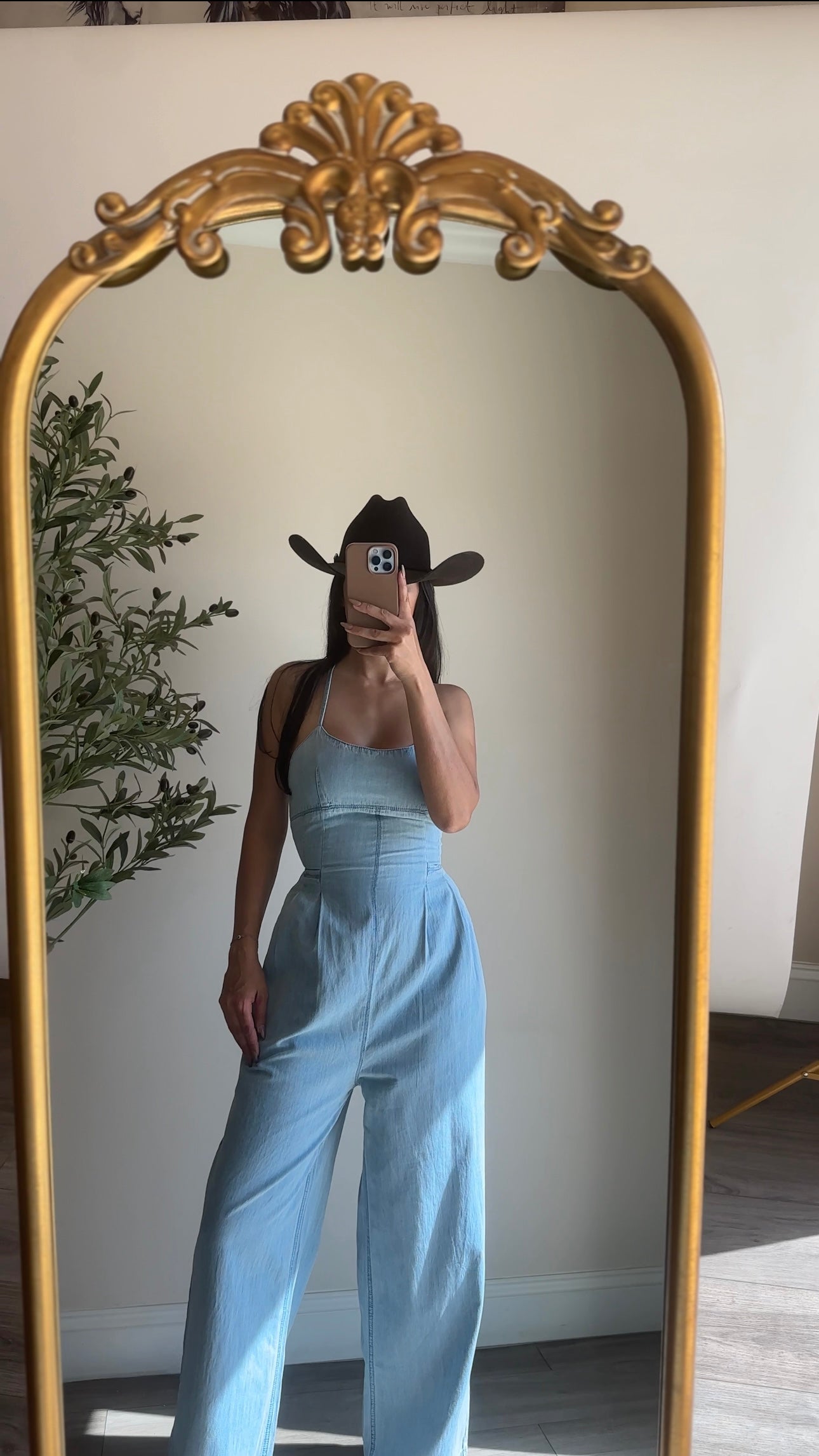 Austin Denim Jumpsuit
