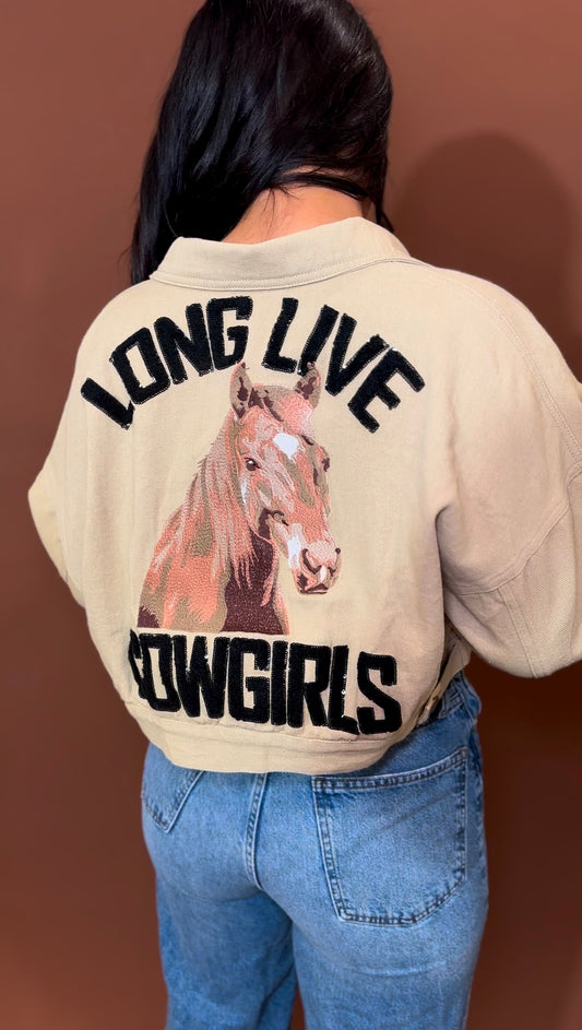 Long Live Cowgirls Denim Jacket